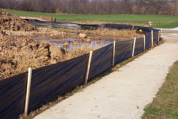 Silt-Fencing