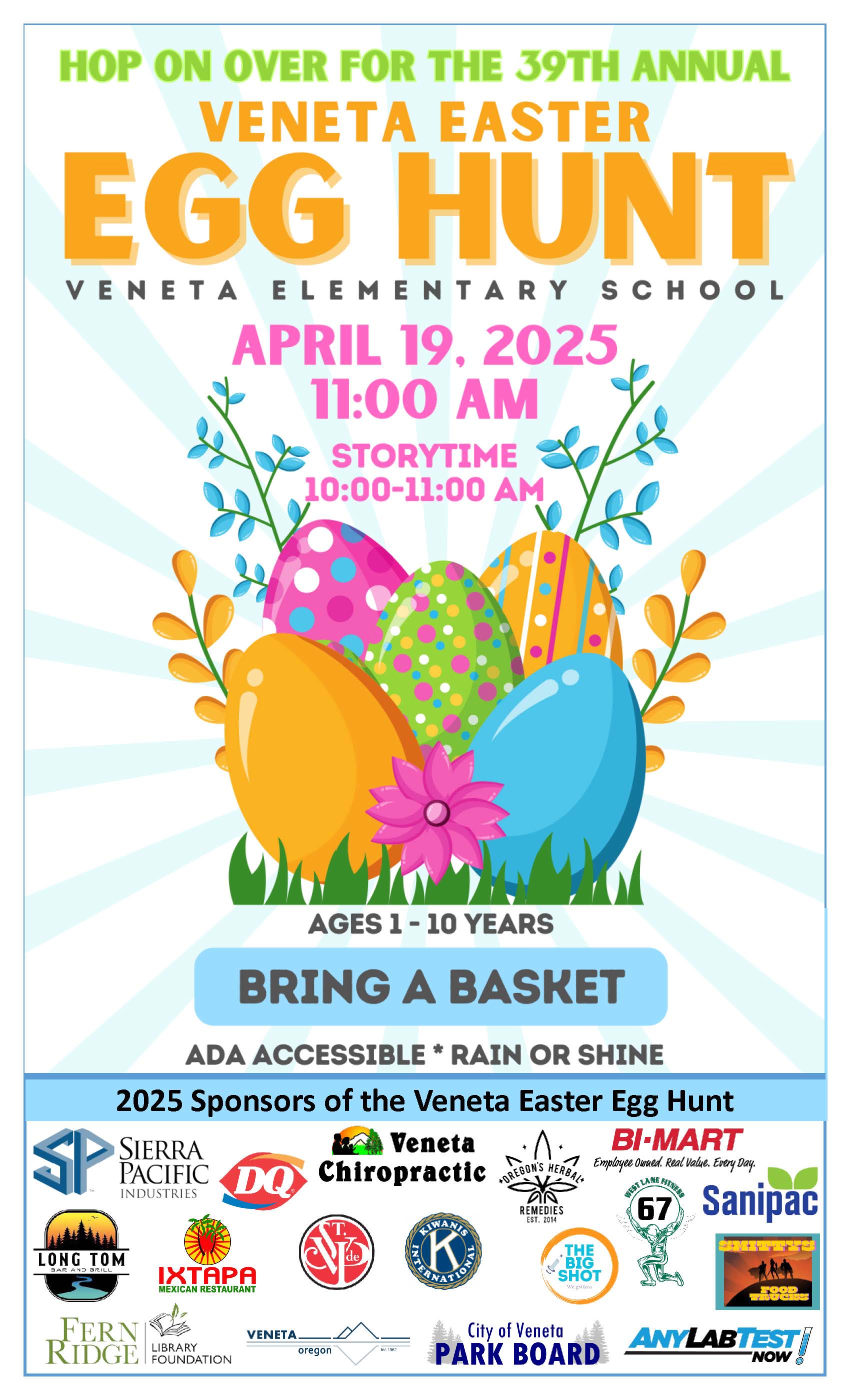 2025 Egg Hunt Poster legal