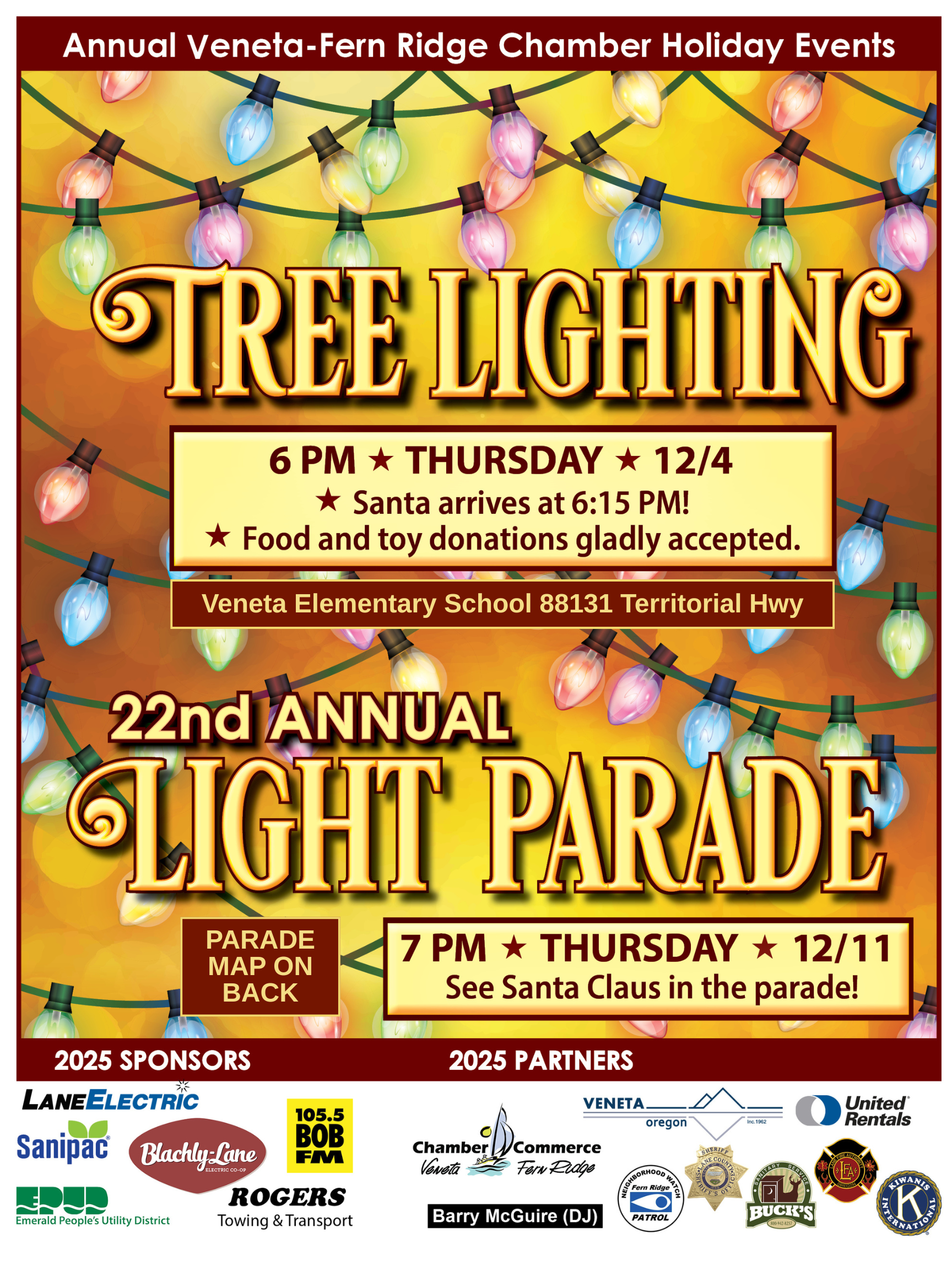 2025 Light Parade Map